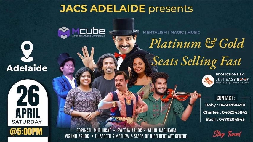 MCUBE -MENTALISM MAGIC MUSIC -ADELAIDE