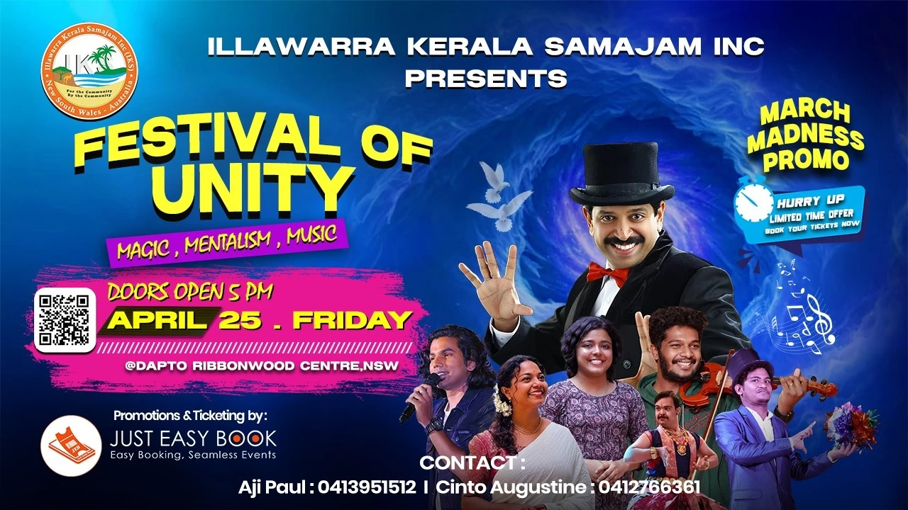 FESTIVAL OF UNITY - MENTALISM MAGIC & MUSIC